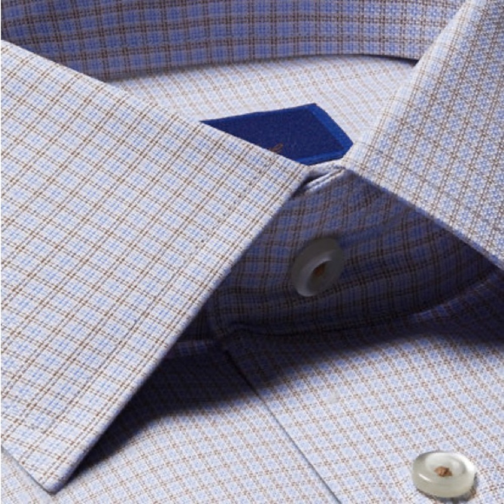 David Donahue  ||  Dune Micro Textured Non-Iron Dress Shirt